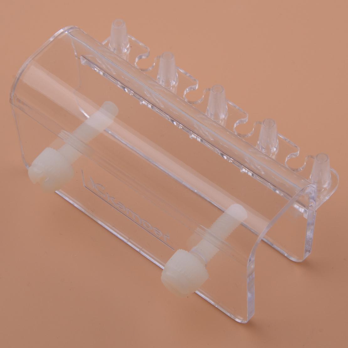 Marine Aquarium Youtube - 4-Schlauch-Version PC-Weichschlauch-Halterung Transparent für Dosierpumpe Aquarium