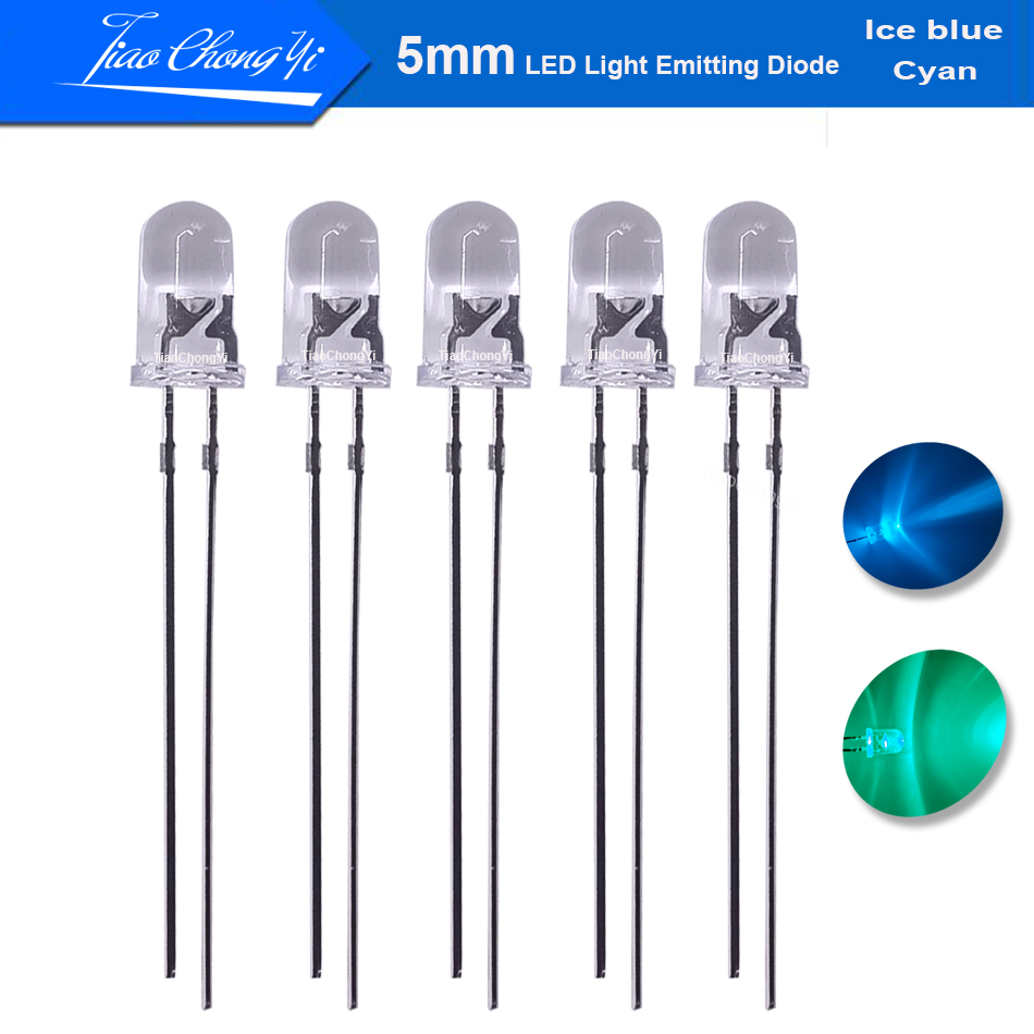 5 mm 2-polige Cyan-Eisblau 480 – Actinic Blue Led Bewertung und Preis