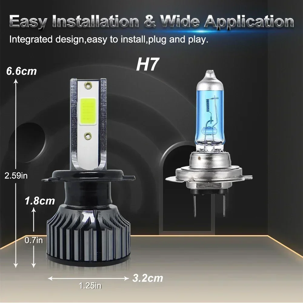 P1Car LED Scheinwerfer H4 H7 H – Actinic Blue Led Bewertung und Preis