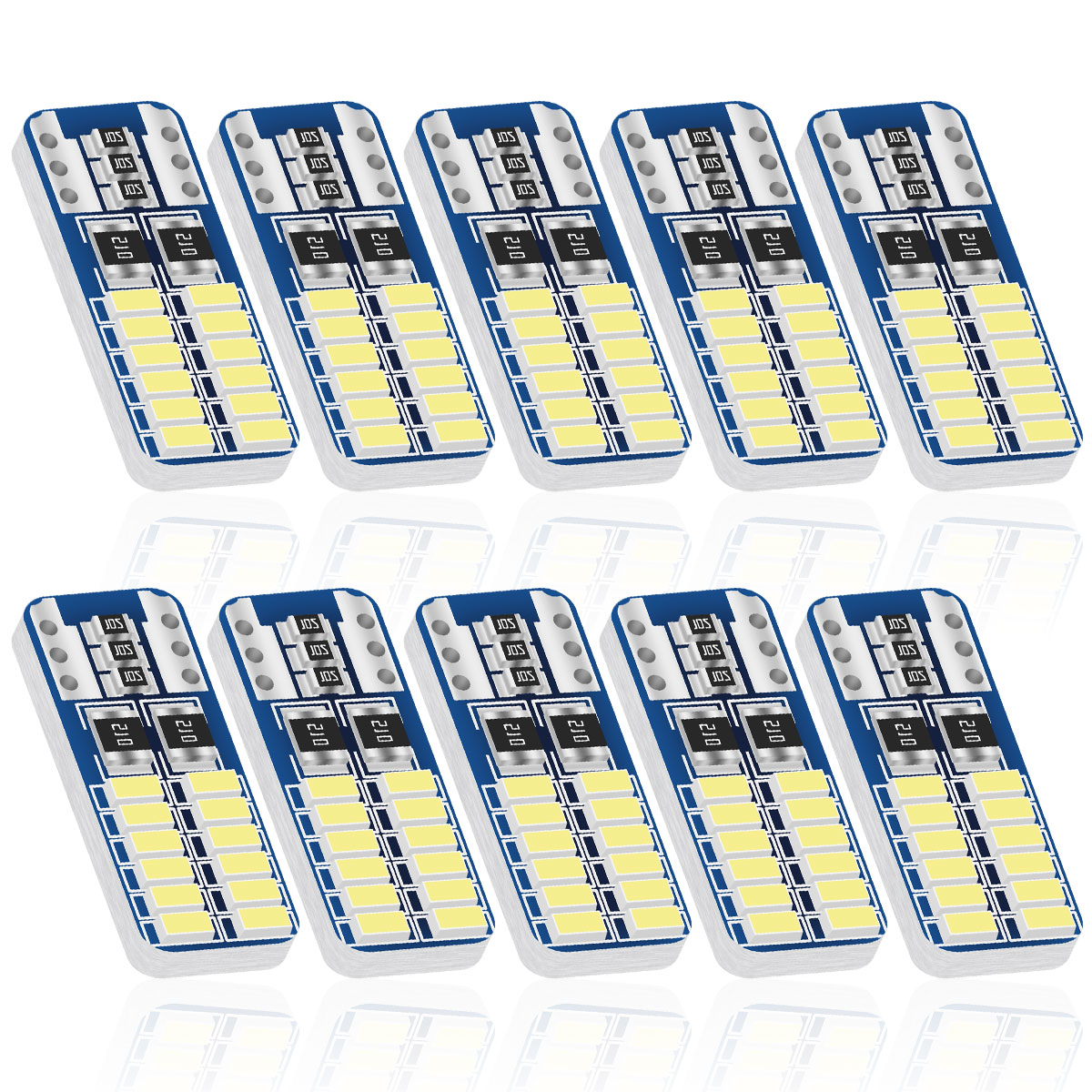 2/6/10/20PCS T10 W5W LED Auto  – Actinic Blue Led Bewertung und Preis